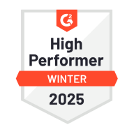 Gartner High Performer 2025 Logo